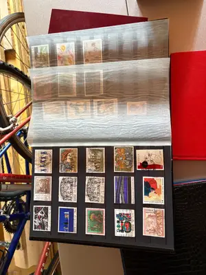 Collection de timbres à collectionner