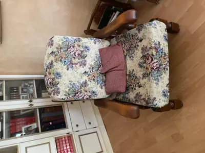 Salon vintage 2 places + fauteuil - Miniature 2