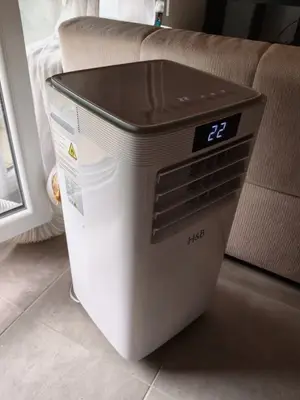 Climatiseur Mobile 9000 BTU, H&B AC-9000W Blanc - Miniature 2