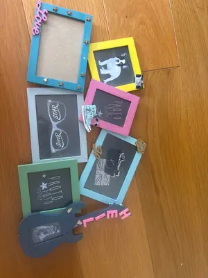 Cadre photo décoratif pour chambre de fille