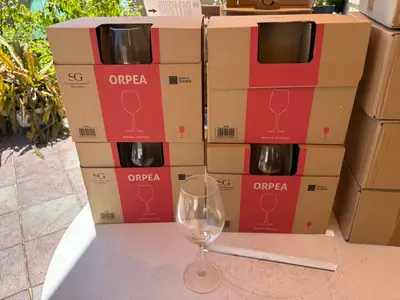 Verres à pied 