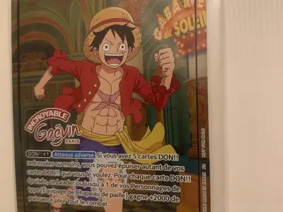 One Piece TCG Monkey D. Luffy OP13-001 × Musée Grévin Paris