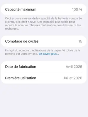 iPhone 17 pro Max blanche  - Miniature 3