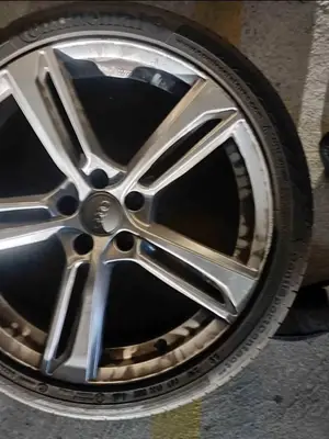 Jantes Audi 5/112 en très bon état - Miniature 4