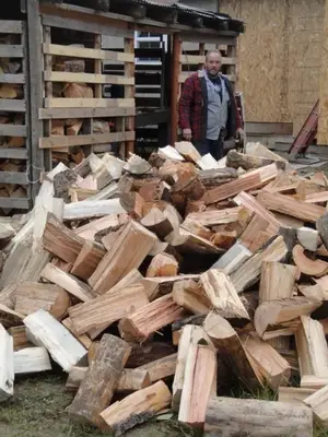 Bois de chauffage en stères, bûches de 25 cm et palettes de 33 cm