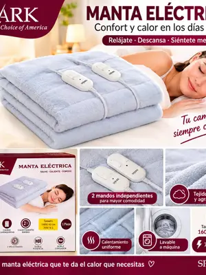 Couverture chauffante Spark 160 x 140 cm, 140 W, deux commandes indépendantes