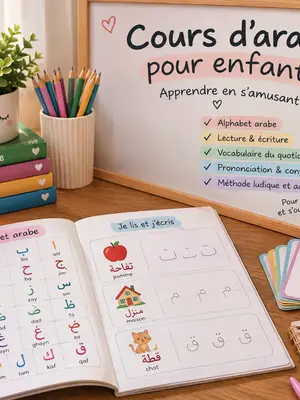 Cours d'arabe pour enfants le week-end à Paris et alentours