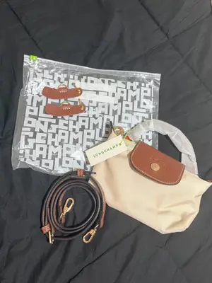 Sac Longchamp mini XS beige, comme neuf et jamais utilisé
