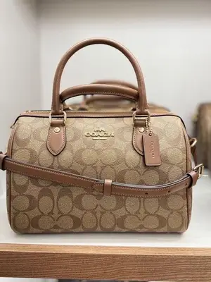 Sac COACH Rowan authentique - Neuf avec accessoires - Miniature 3