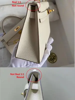 Sac Hermès Mini 20cm Craie Cuir Epsom Neuf - Miniature 4