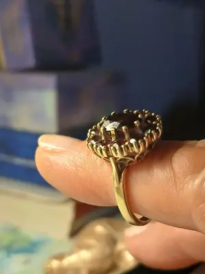 Bague vermeil grenats véritables - Miniature 6