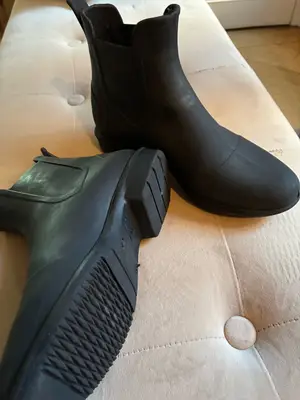 Boots d’équitation tout temps Fouganza, pointure 36, noires