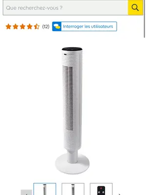 Ventilateur colonne 90cm