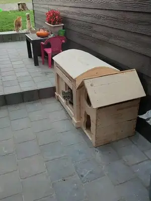 Abri pour chat avec couvercle, petit ou grand format - Miniature 3