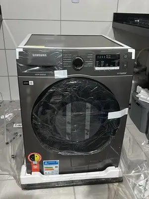 Lave-linge Samsung Digital Inverter EcoBubble neuf, gris foncé, frontal