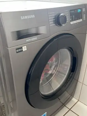 Lave-linge Samsung Digital Inverter EcoBubble neuf, gris foncé, frontal - Miniature 2
