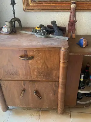 Meuble bar vintage Art déco années 40/50