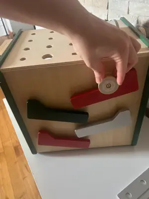 Établi d'activité Lupilu bois multicolore 18 mois+ - Miniature 5