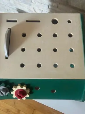 Établi d'activité Lupilu bois multicolore 18 mois+ - Miniature 3