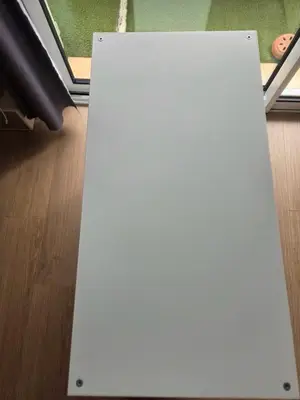 Étagère IKEA KALLAX blanche 4 cases avec 2 portes, 77 x 77 cm - Miniature 5