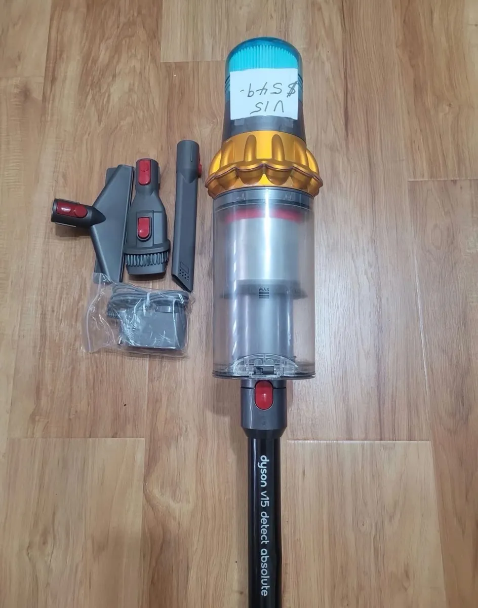 Aspirateur Dyson V15 Detect Absolute complet, très bon état, avec 3 brosses - Photo 1