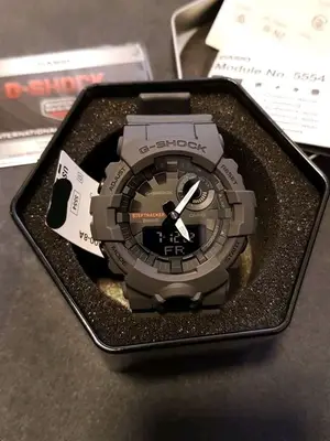 Montre Casio G-Shock GBD-800 G-Squad gris mat neuve en boîte - Miniature 3