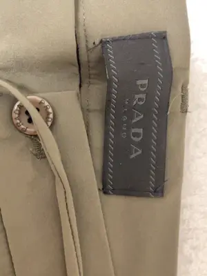 Bas Prada vert kaki taille L en bon état - Miniature 2
