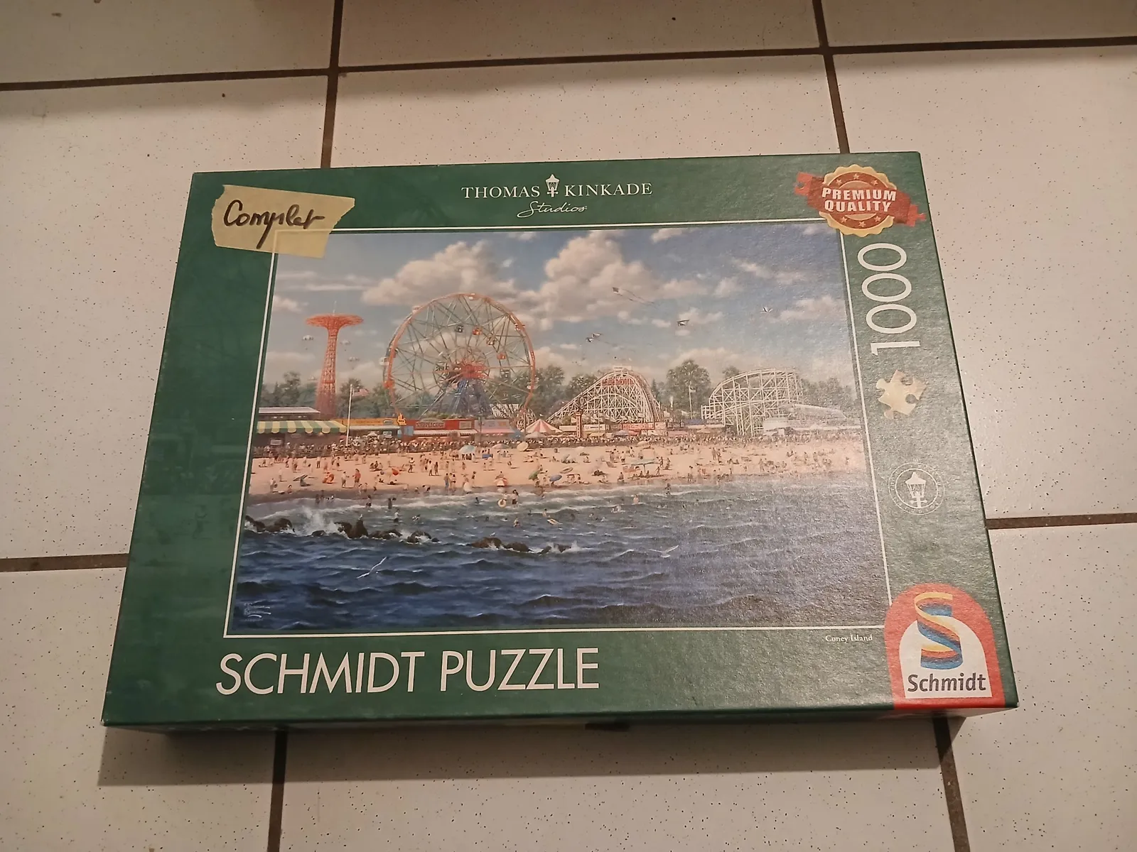 Puzzles de paysage de 1 000 pièces, complets et en très bon état - Photo 1