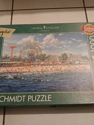 Puzzles de paysage de 1 000 pièces, complets et en très bon état