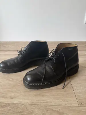 Chaussures de ville Paraboot en cuir véritable, taille 41 homme - Miniature 2