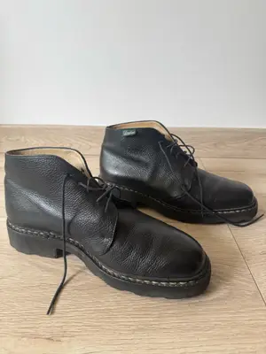 Chaussures de ville Paraboot en cuir véritable, taille 41 homme