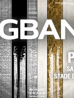 4 billets BIGBANG 2026 World Tour - Stade de France Paris