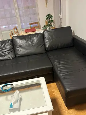 Canapé convertible IKEA noir - Miniature 4