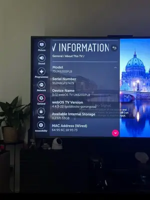 Téléviseur connecté LG 75UK6200PLB de 75 pouces avec image 4K - Miniature 4