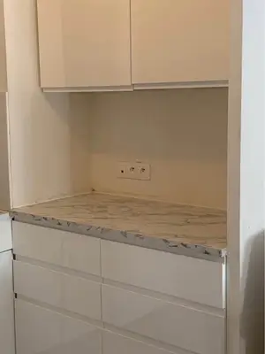 Ensemble de cuisine IKEA METOD / VOXTORP blanc laqué, 6 tiroirs, 120 cm