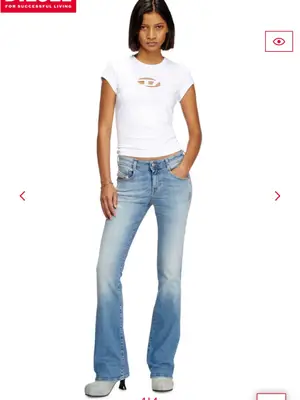T-Shirt Avec Logo Découpé Brodé