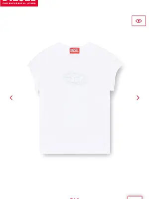 T-Shirt Avec Logo Découpé Brodé - Miniature 2