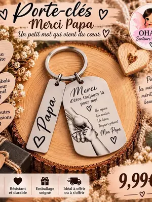 Porte-clés merci - Miniature 3