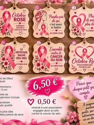 Ornements Octobre Rose