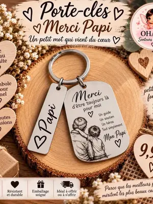 Porte-clés merci - Miniature 5