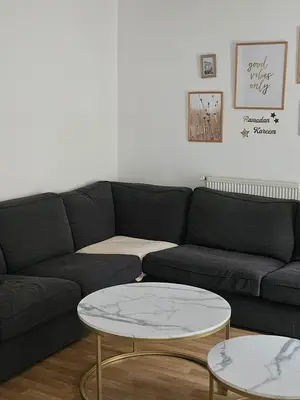 Canapé d'angle IKEA 3m peu servi très bon état