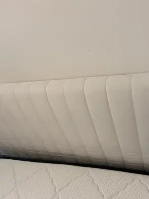 Ensemble matelas sommier tête de lit très bon état état neuf très peu servi - Miniature 5