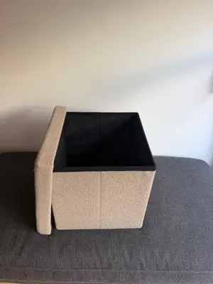 Bac de rangement cube avec couvercle - Miniature 2