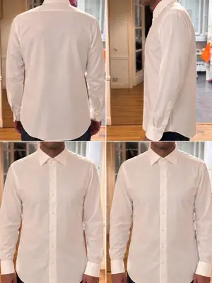 2 chemises Uniqlo non-fer taille L coupe ajustée