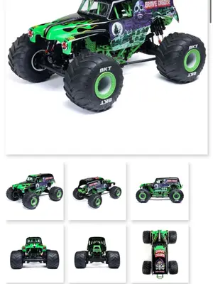 Monster truck télécommandé Grave Digger - Miniature 4
