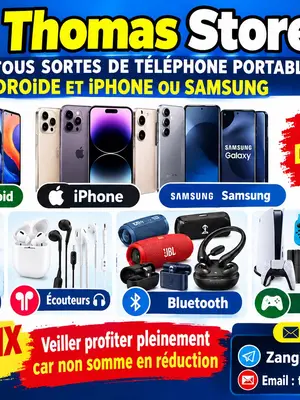 Téléphones Android, iPhone, Samsung et accessoires - boutique en ligne