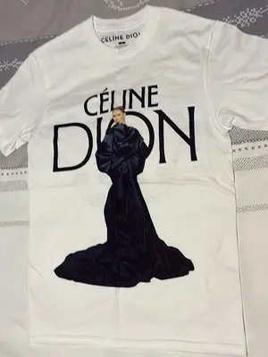 T-shirt Céline Dion du concert à Paris 2026, taille S, neuf jamais porté