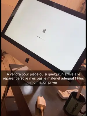 Écran iMac à vendre pour pièces - s’allume pas de payement wero mais s’éteint au chargement - Miniature 3