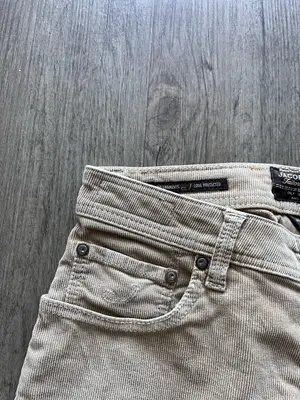 Jean Jacob Cohën 688 Bard côtelé beige patch pony hair - Miniature 5