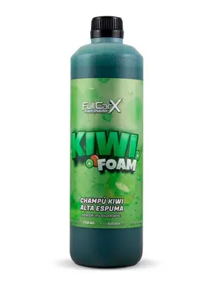 KIWI FOAM, shampoing de prélavage vert concentré en flacon de 750 ml